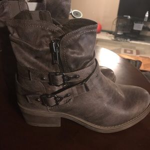 Torrid Brushed Brown Moto Boot